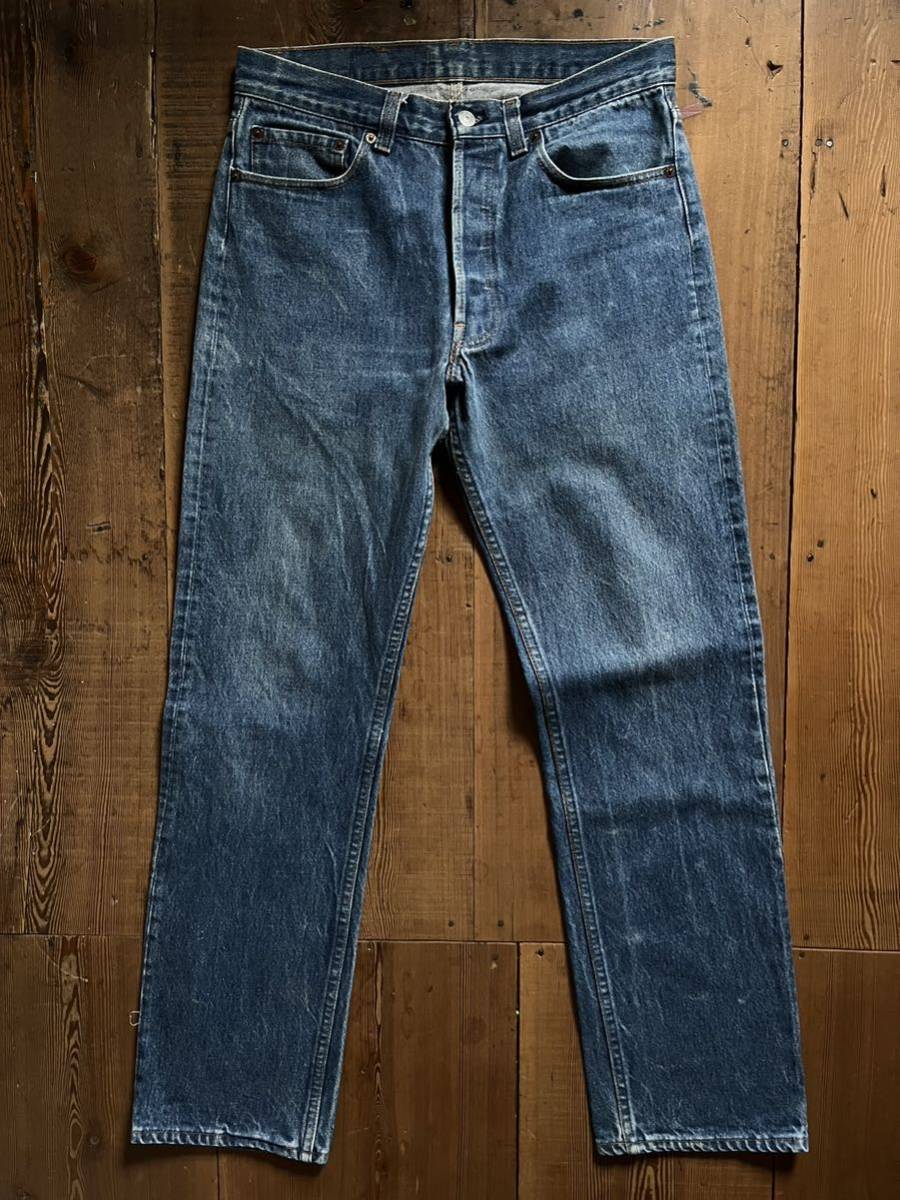 80s LEVIS 501 ハチマル 87年製 希少サークルR（ブランクタブ）ボタン