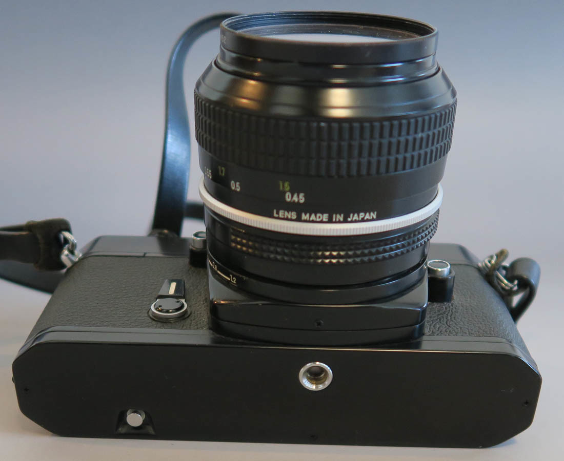 872 □NIKON ニコン Nikomat EL ブラックボディ/NIKKOR 50mm 1:1.4