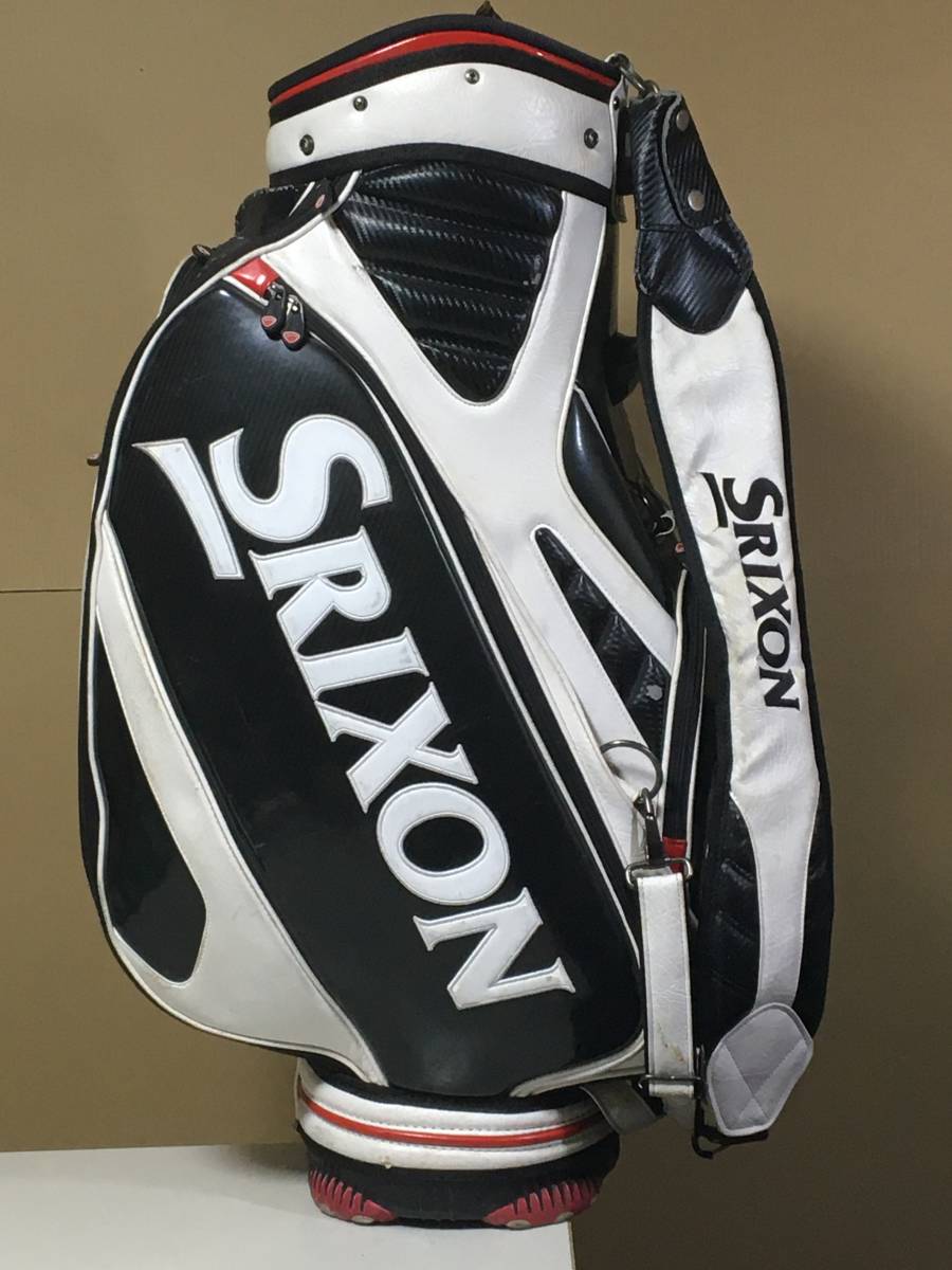 hcb-534 　中古キャディバッグ　ダンロップ　スリクソン　SRIXON　フードカバー付き