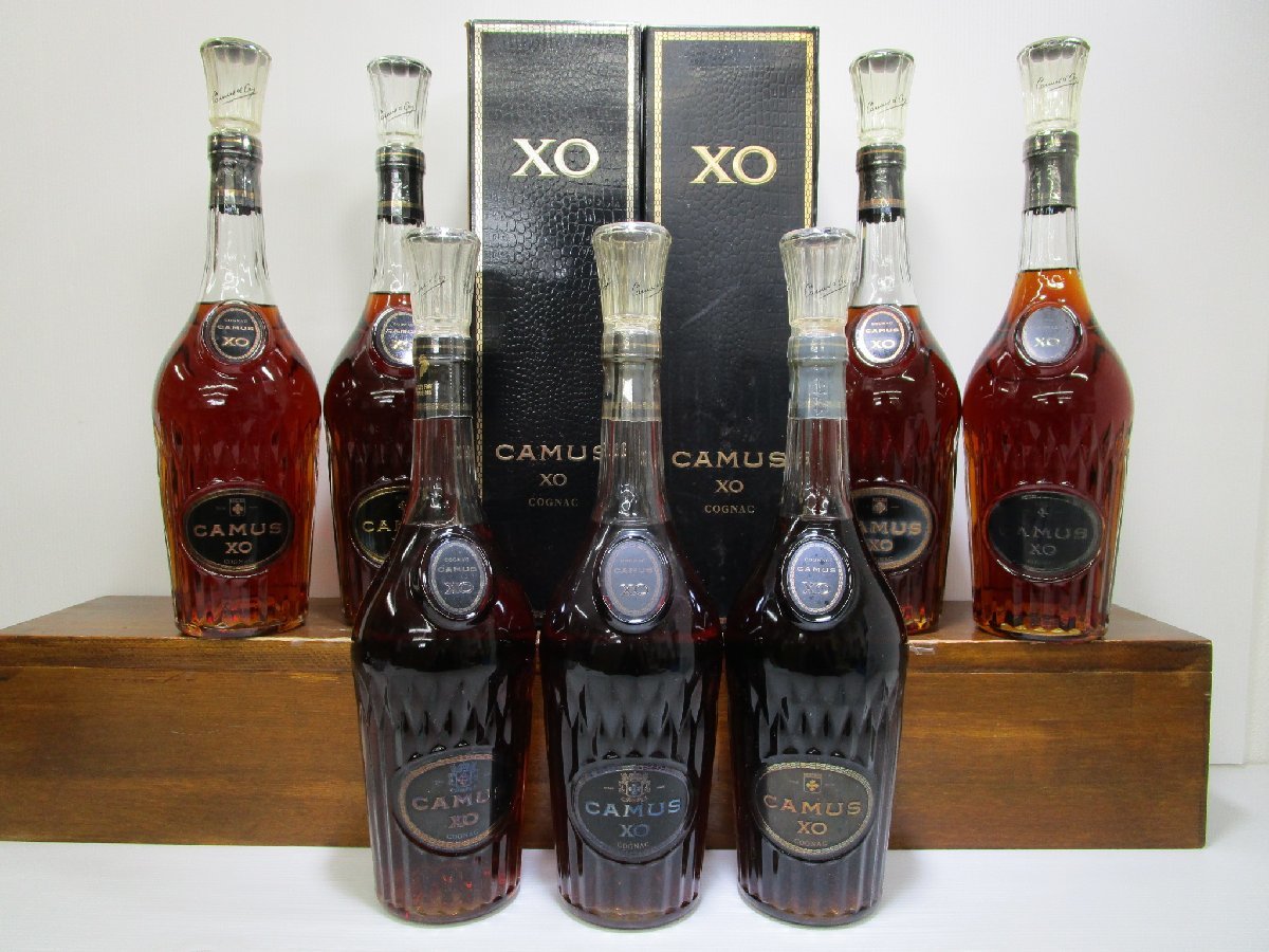 7本セット カミュ XO ロング 700ml 40% CAMUS コニャックブランデー