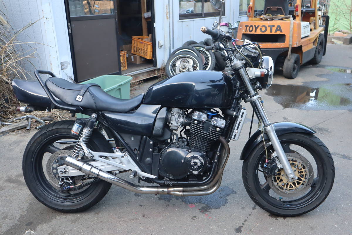 静岡市 GSX400 インパルス エンジン実働 足回りは整備が必要です。 整備ベース 車検付き GK79A 