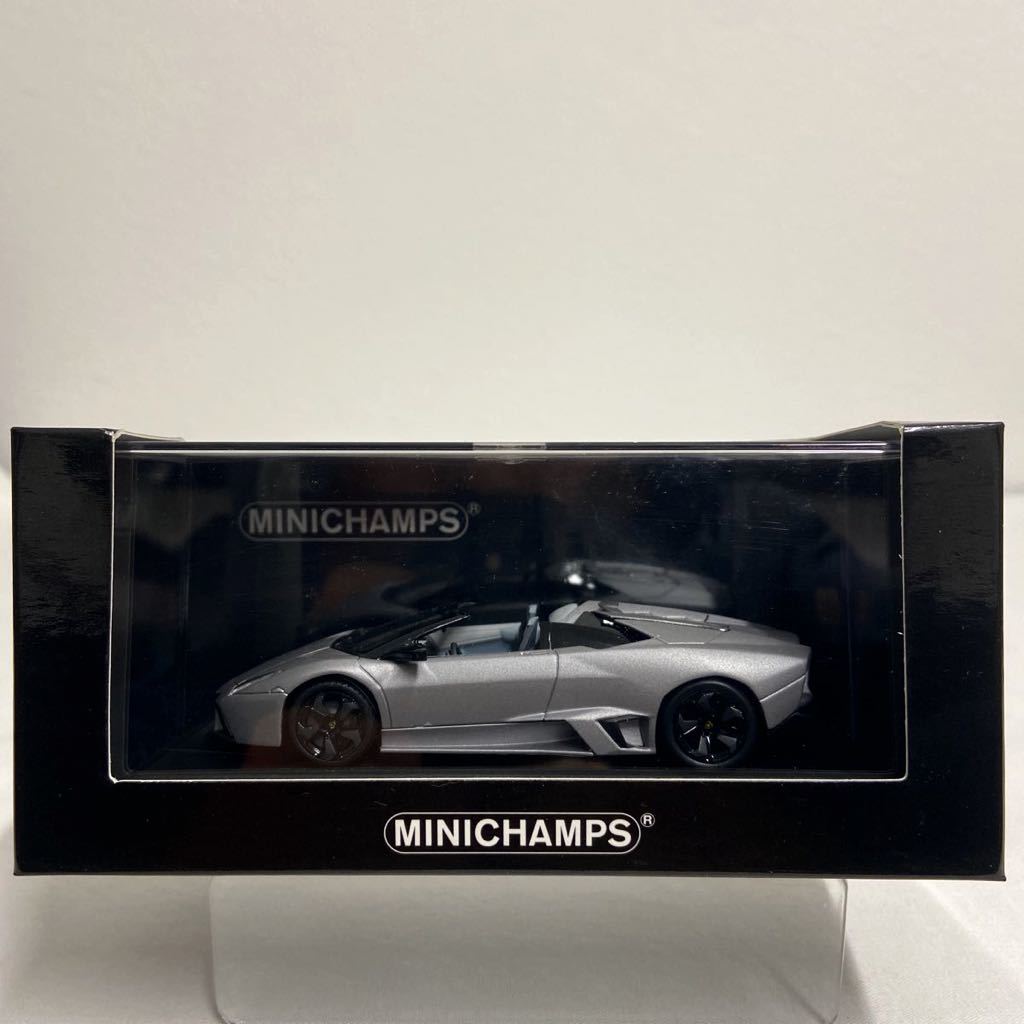 MINICHAMPS 1/43 Lamborghini Reventon Roadster 2010年 Matt Grey