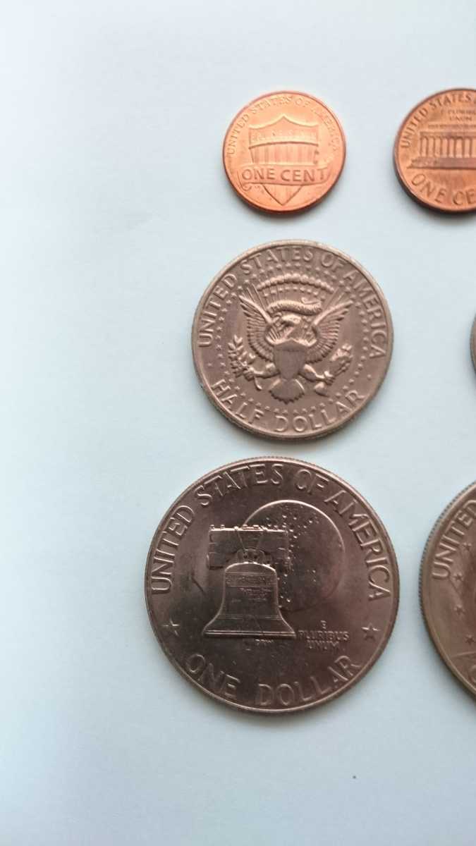 外国コイン アメリカ (Pー882) 1ドル硬貨 50セント硬貨 他お 