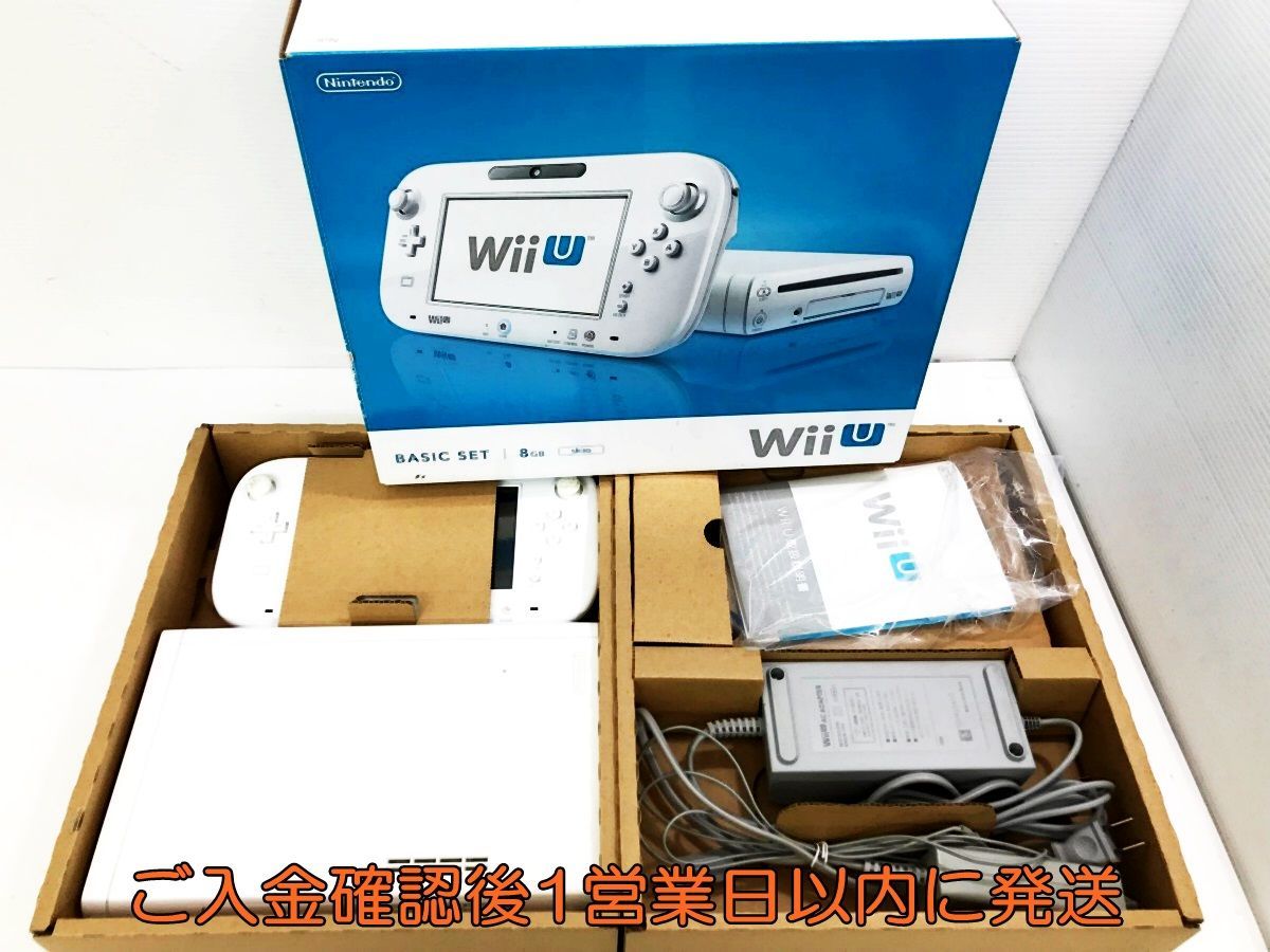 【1円】Wii U ベーシックセット 8GB シロ/Shiro 初期化・動作確認済み 任天堂/Nintendo 1A0421-374yy/G4