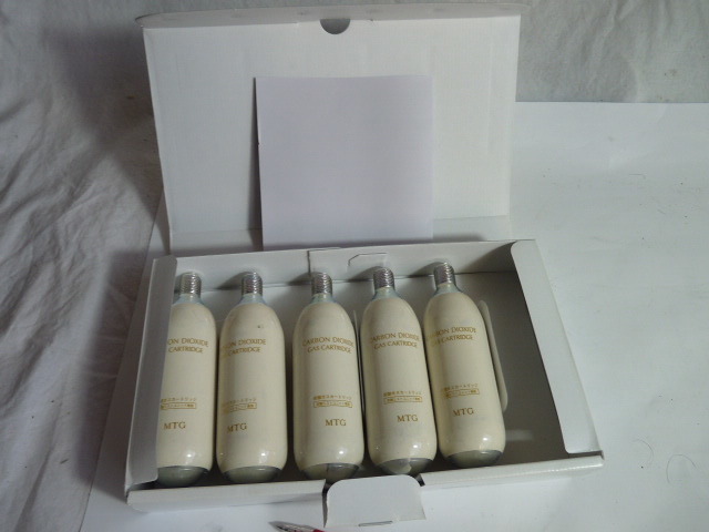 未使用◆ MTG 炭酸ミストユニット専用 炭酸ガス カートリッジ5本