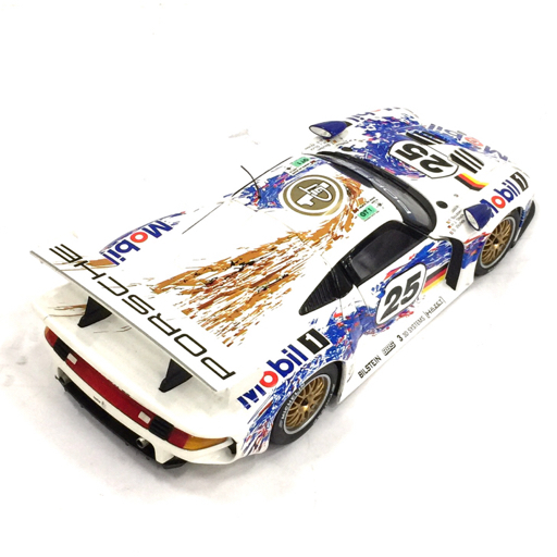 1/18 UTモデル ポルシェ 911 GT1 ホワイト マクラーレン F1 GTR