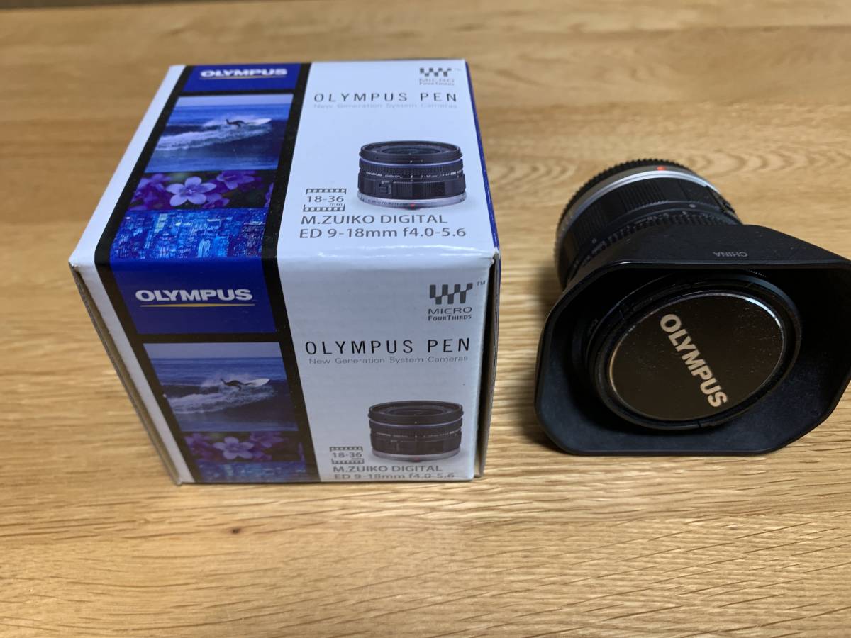 ジャンク扱い】M.ZUIKO ED 9-18MM f4.0 5.6 オリンパス 9-18mm ED