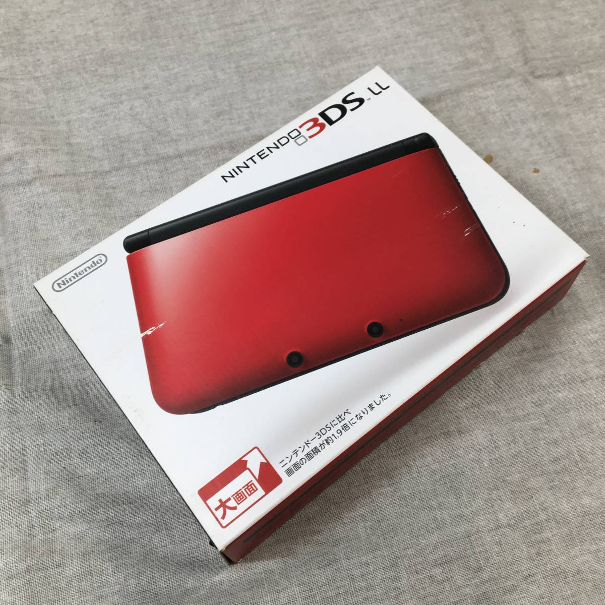 セール，新品 現状品 ニンテンドー3DS LL レッドXブラック