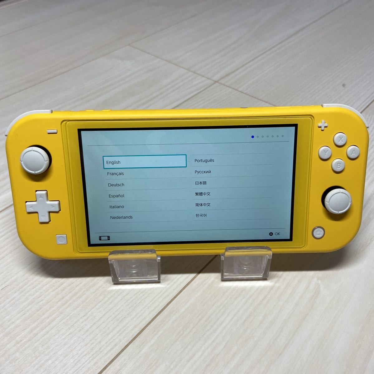 1円スタート】Nintendo Switch Liteイエロー本体 動作確認・初期化済み
