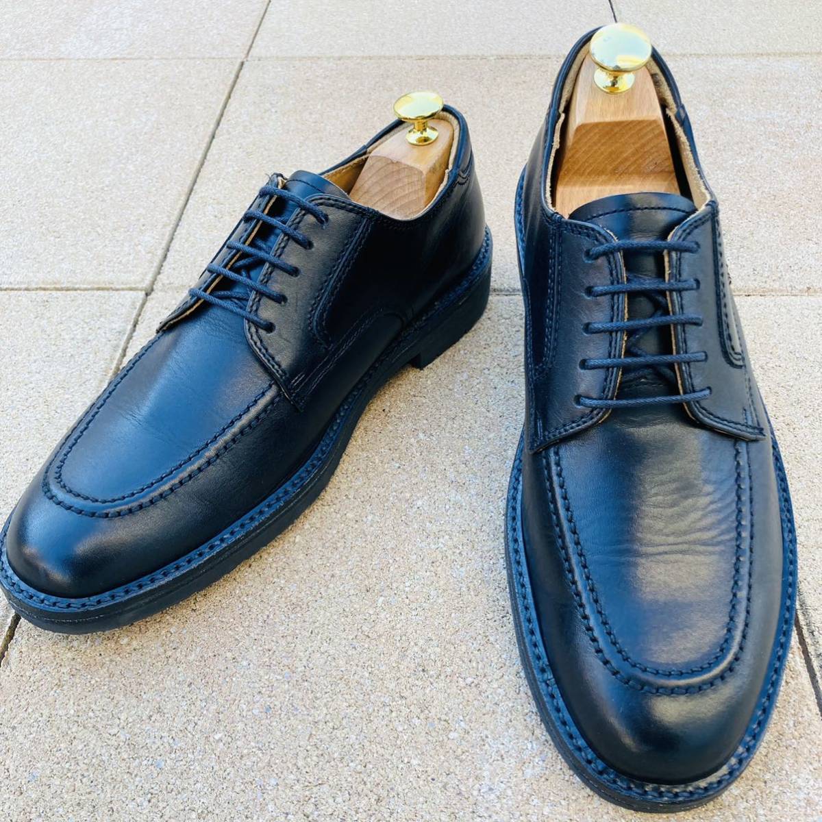 極美品】F.LLI Giacometti フラテッリジャコメッティ ダービーシューズ