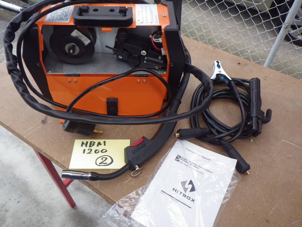 HitBox HBM1200 半自動ノンガス溶接機 ジャンク(2) HitBox HBM1200 半自動ノンガス溶接機 ジャンク(2)