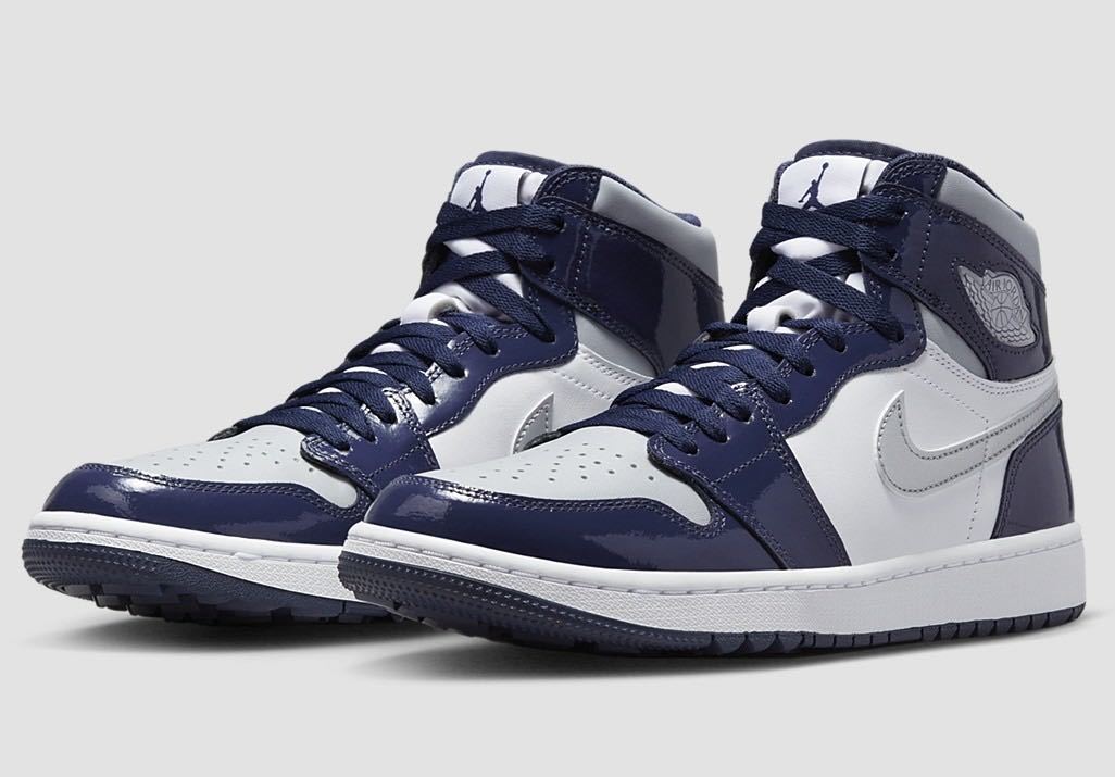 【新品未使用/ 送料無料】NIKE / Jordan 1 Retro High Golf Patent (DQ0660-100) / Midnight Navy /26.5cm / US8.5