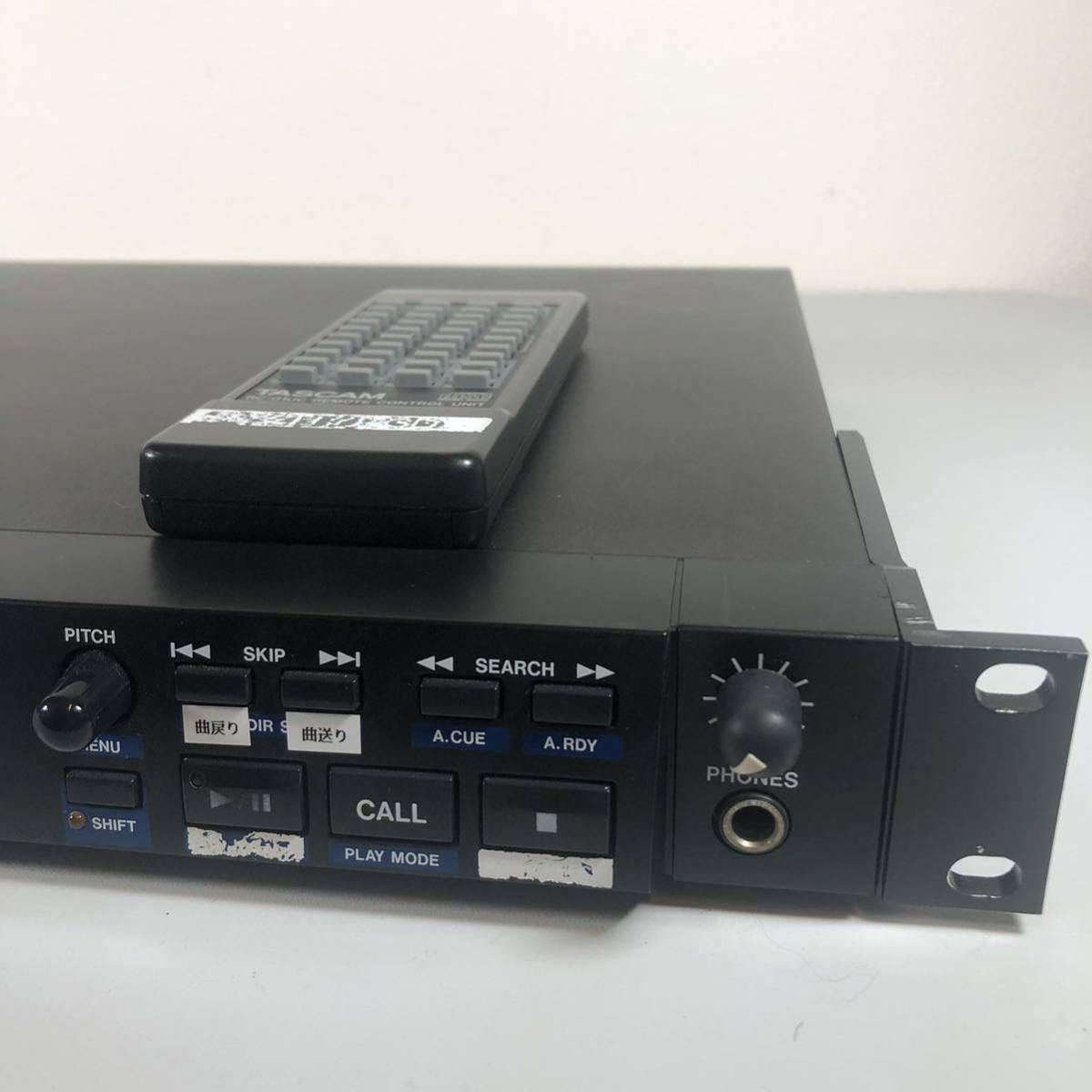 TASCAM タスカム CDプレーヤー 業務用 CD-01U（TASCAM CDプレーヤー 