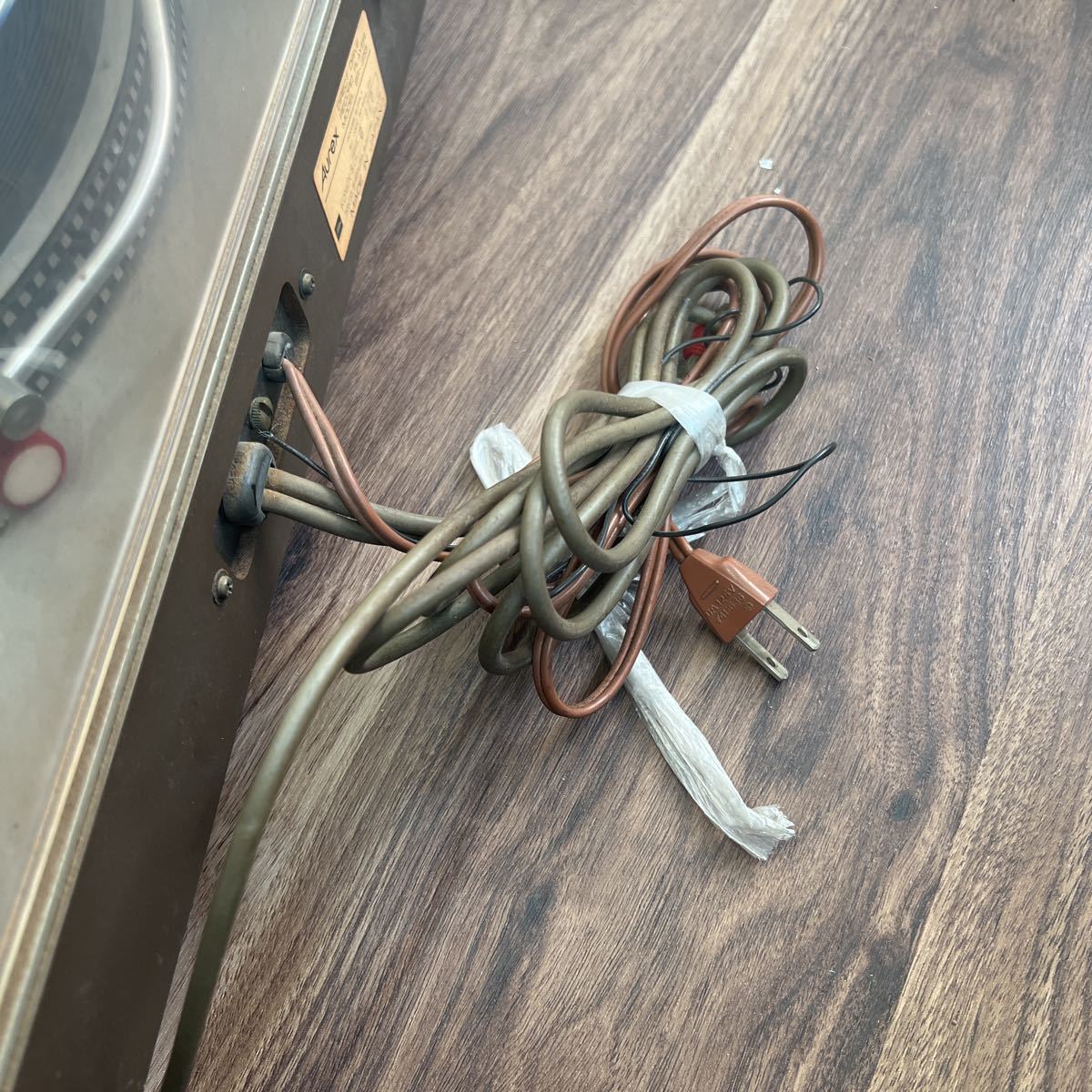 動作品Aurex・SR-355 ／ダイレクトドライブ・ターンテーブル