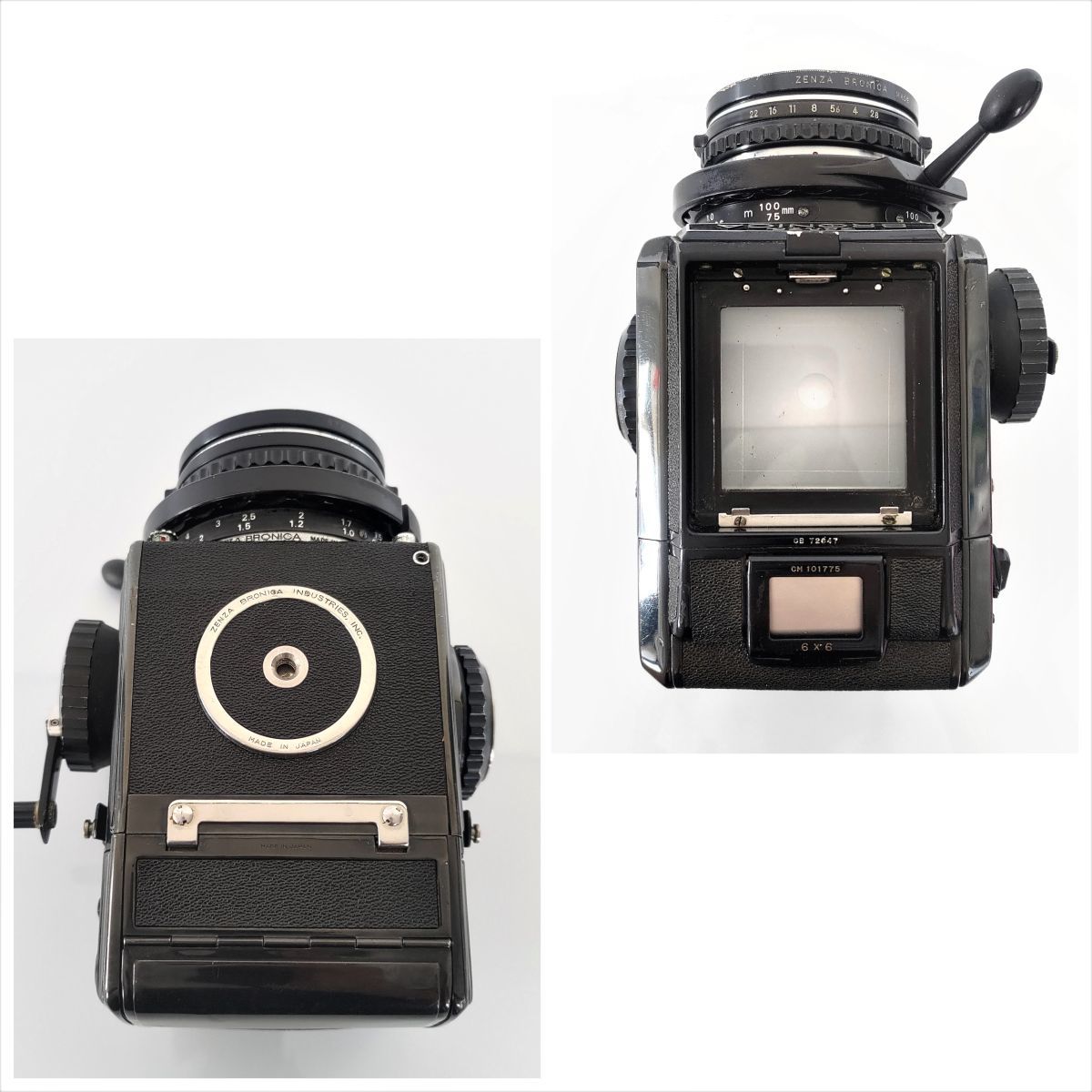 ジャンク】1円 レンズ付 ZENZA BRONICA ゼンザブロニカ S2 ボディ中判