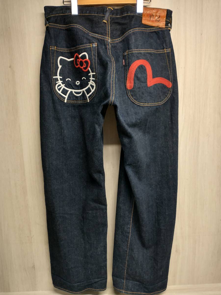 EVISU × サンリオ 2001 No2 HelloKitty 日本製 デニム ジーンズ