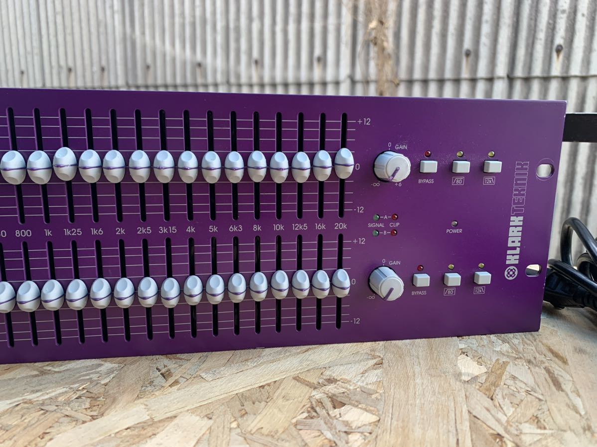 Klark Teknik Square One graphic グラフィックイコライザー グライコ　☆商品説明をお読みください