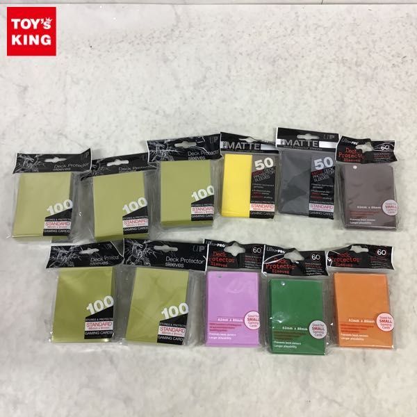 1円〜 Ultra PRO デッキプロテクタースリーブ スリーブ オレンジ スモール、ビンテージゴールド スタンダード他