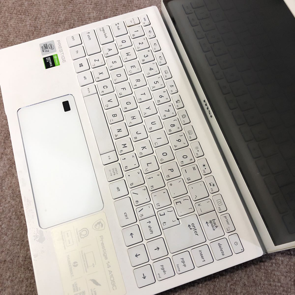 MSI Prestige 14-A10SC-165JP Core i7 第10世代 Intel Wi-Fi 6 AX201 