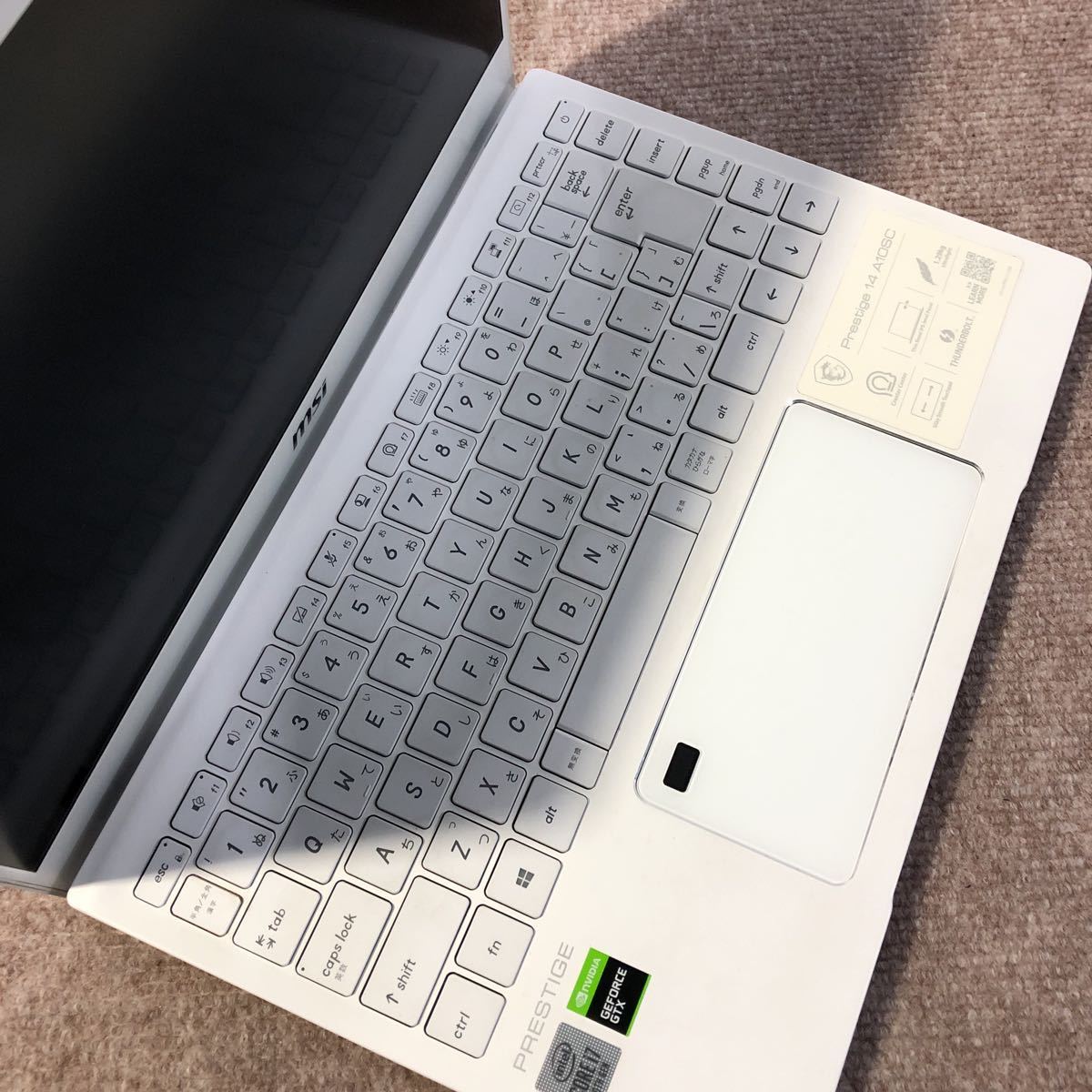MSI Prestige 14-A10SC-165JP Core i7 第10世代 Intel Wi-Fi 6 AX201 