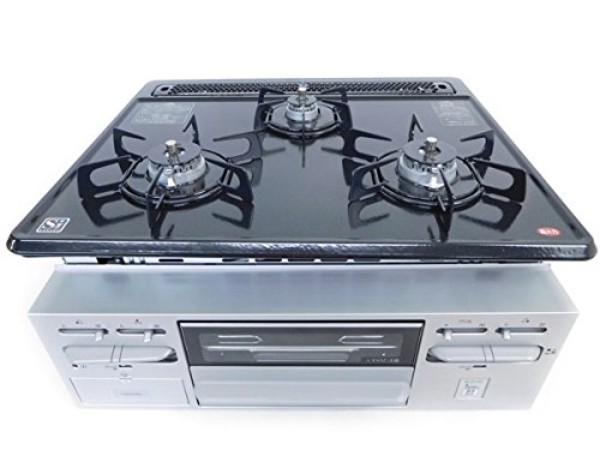 ビルトインコンロ ハーマン HaRman DG32N1SR LPガス 2016年製 水無し片面焼き 送料無料 住宅設備 【中古】 新着