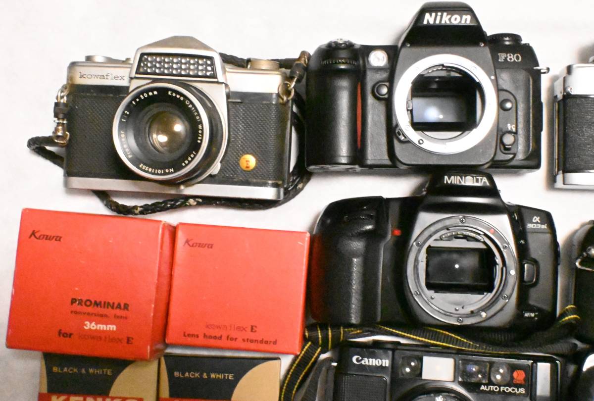ジャンク 1円スタート フイルムカメラ コンパクトカメラ ビデオカメラ
