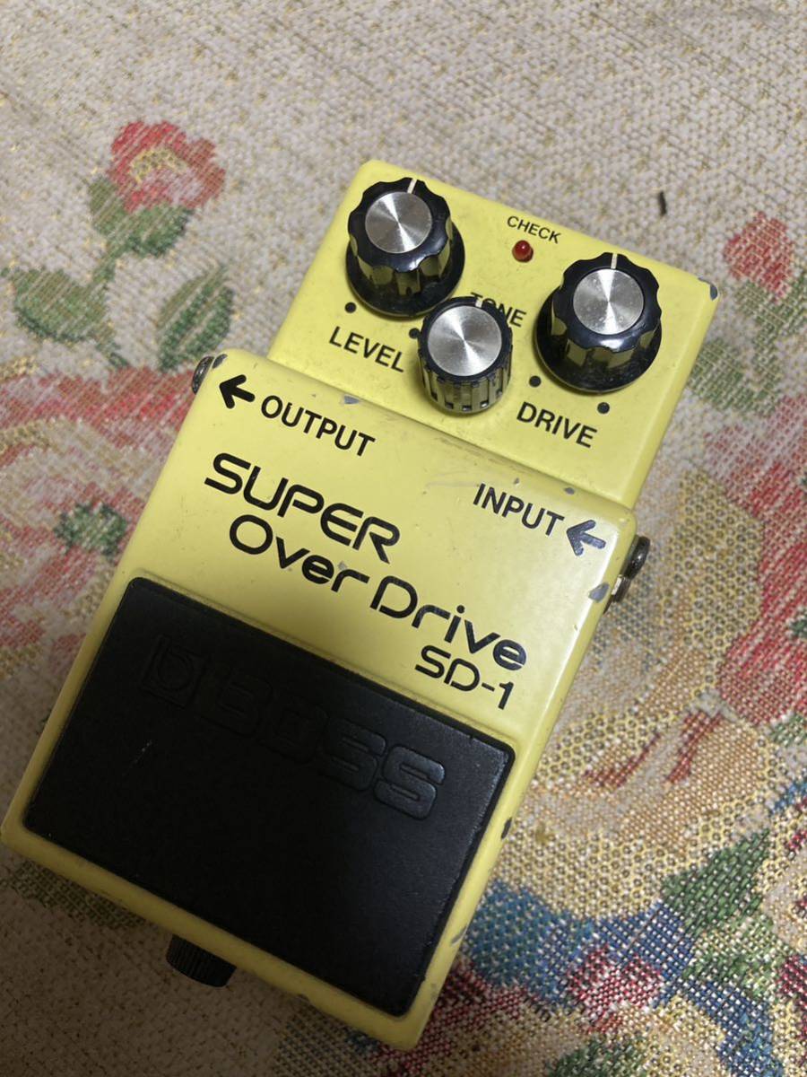 SD-1 BOSS SUPER - Over Drive OverDrive 日本製レア箱、説明書付き