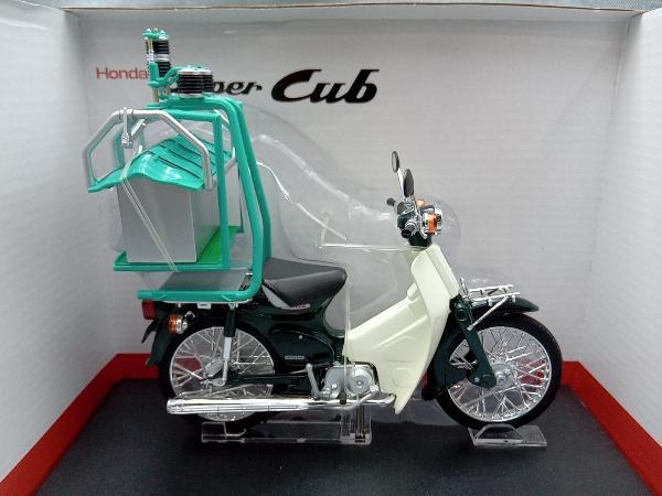 アオシマ 1/12 完成品バイクシリーズ ホンダ スーパーカブ 出前機付