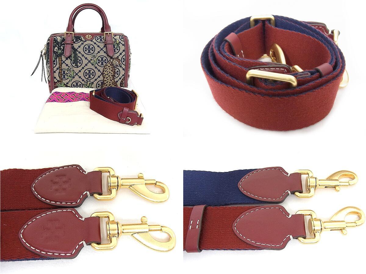 トリーバーチ TORY BURCH ミニボストンバッグ 刺しゅう入り 2WAY 