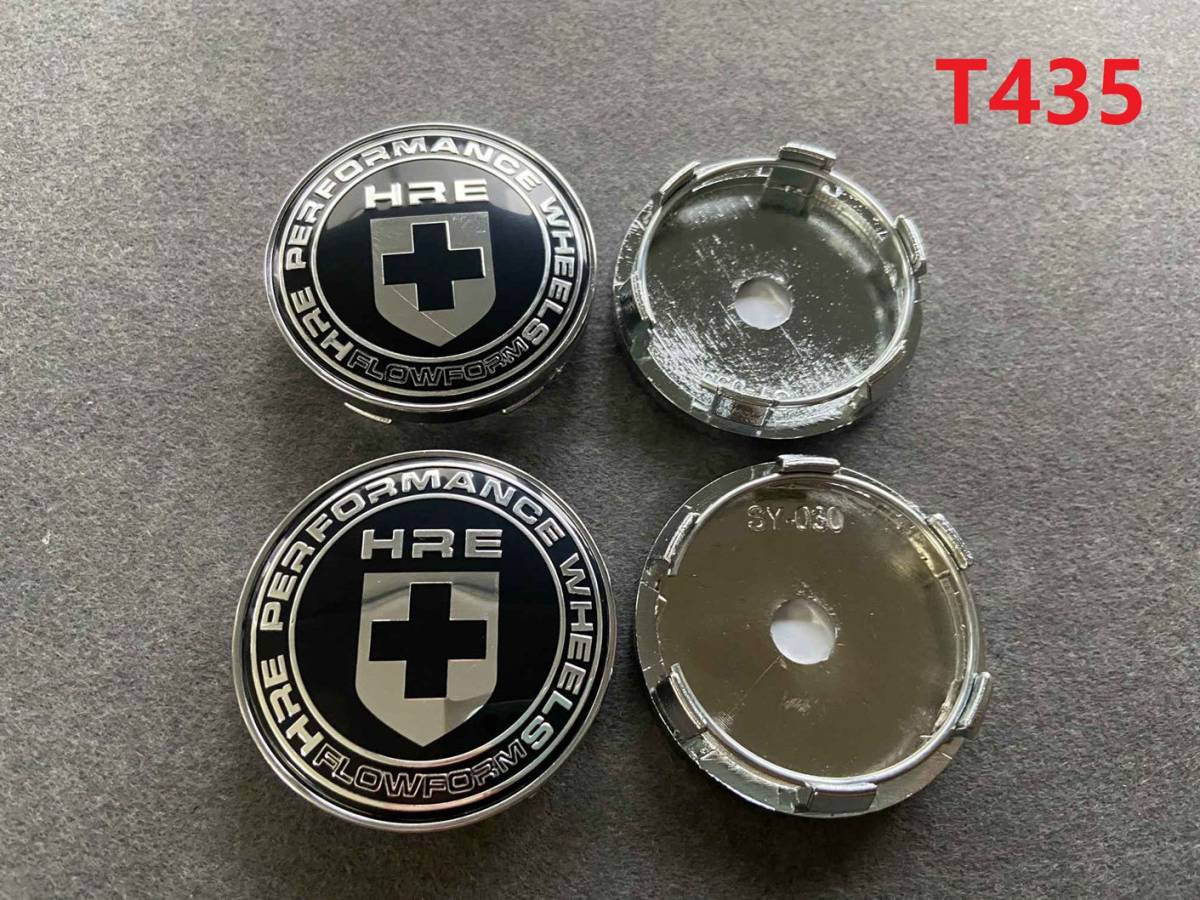 HRE ホイールセンターキャップ ハブキャップ 外径60mm 4個セット 