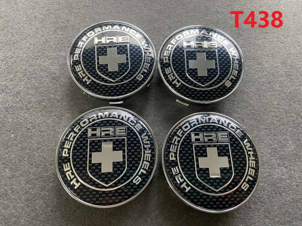HRE ホイールセンターキャップ ハブキャップ 外径60mm 4個セット 