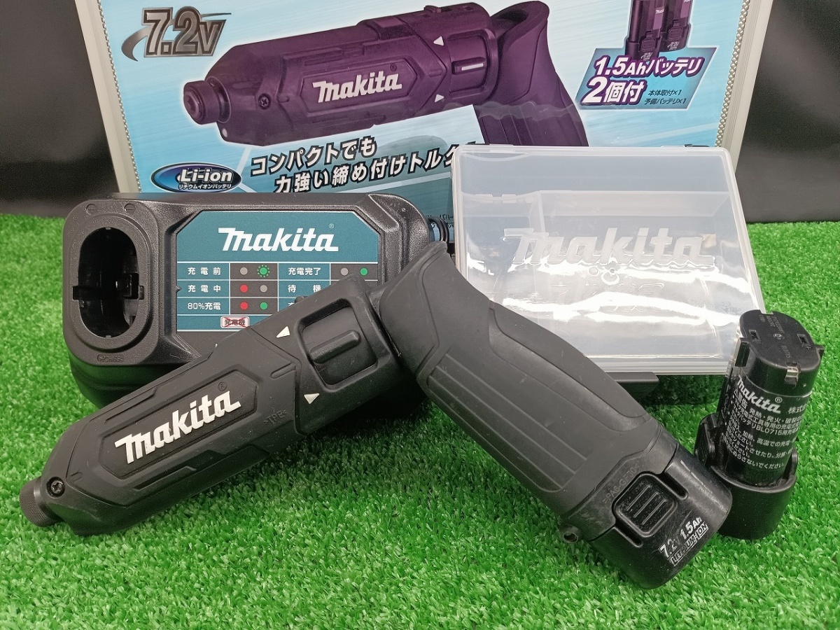 中古品 makita マキタ 7.2V 1.5Ah 充電式ペンインパクトドライバ TD022DSHXB