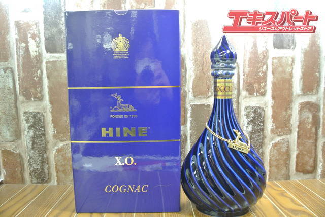 HINE X.O. ハイン XO リモージュ 陶器ボトル 箱付き コニャック 湘南台