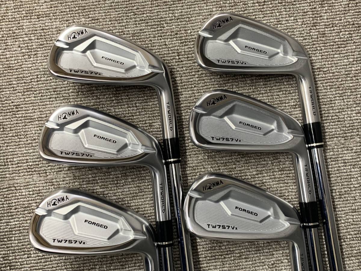 綺麗！本間ゴルフ TOUR WORLD TW757Vx 5-PW 6本SET NS PRO MODUS3 TOUR105(S) HONMA