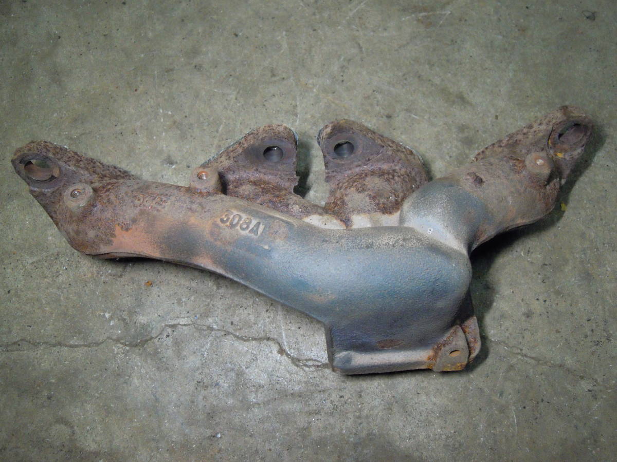 日産 ブルーバード 12 U12 RNU12 前期 SSS アテーサリミテッド CA18 CA18DET DOHC ターボ 純正 エキマニ エキゾーストマニホールド 中古品