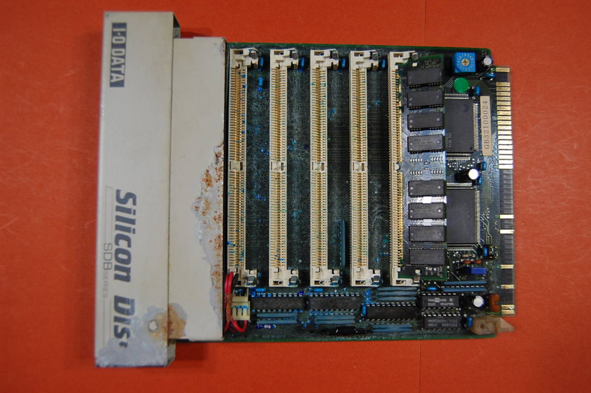 PC98 Cバス用 メモリボード IODATA Silicon Disk SDBシリーズ 明細不明 動作未確認 現状渡し ジャンク扱いにて　R-083 0024 
