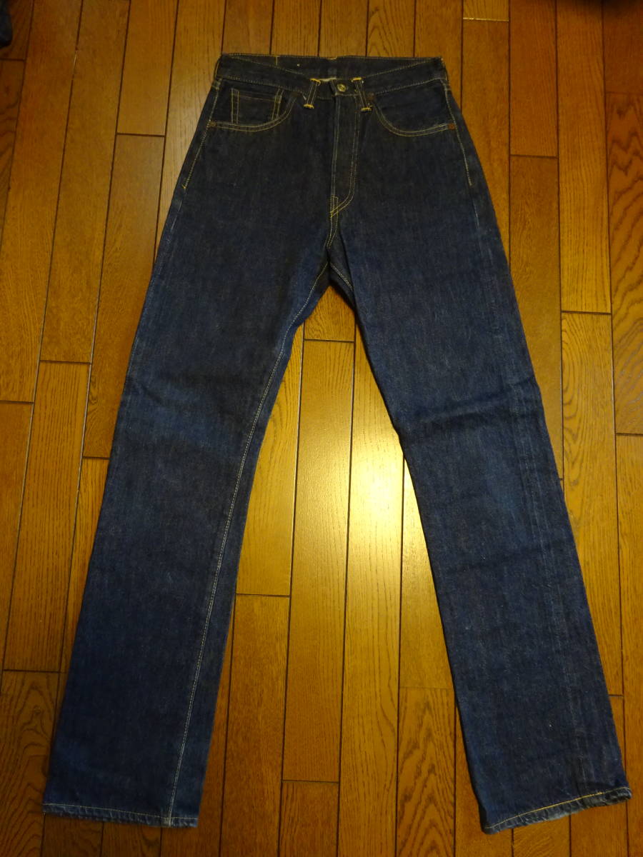 ★LEVIS　S501XX　 ビックE 赤耳 シングルステッチ 革パッチ ペイントステッチ ボタンフライ ジーンズ W29 used品★