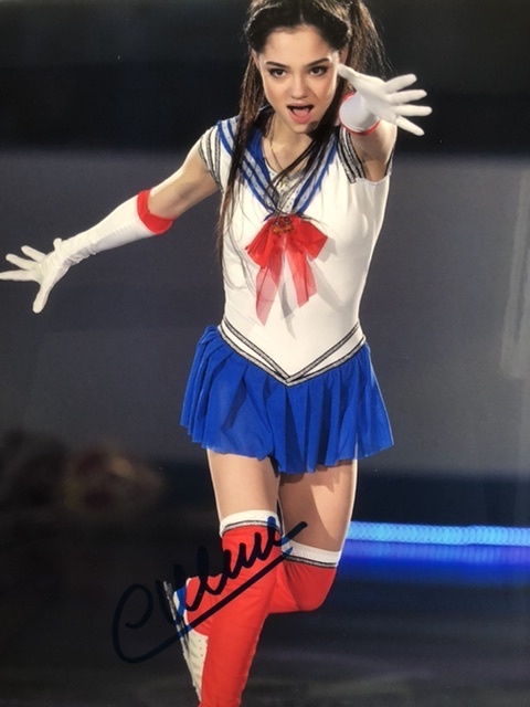 20cmx25cmサイズ＞ エフゲニア・メドヴェージェワ ☆直筆サイン写真