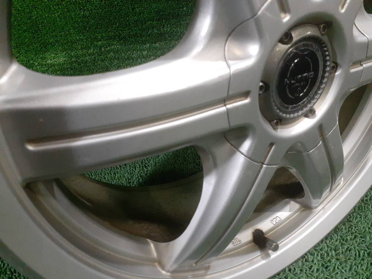 社外ホイール 17インチ 17×7J+38 4穴 100/114.3 中古 売切り