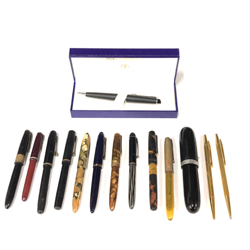 1円 モンブラン NOBLESSE ボールペン ゴールド金具 約13.7cm 他 ウォーターマン / プラチナ / パイロット 等 計14点