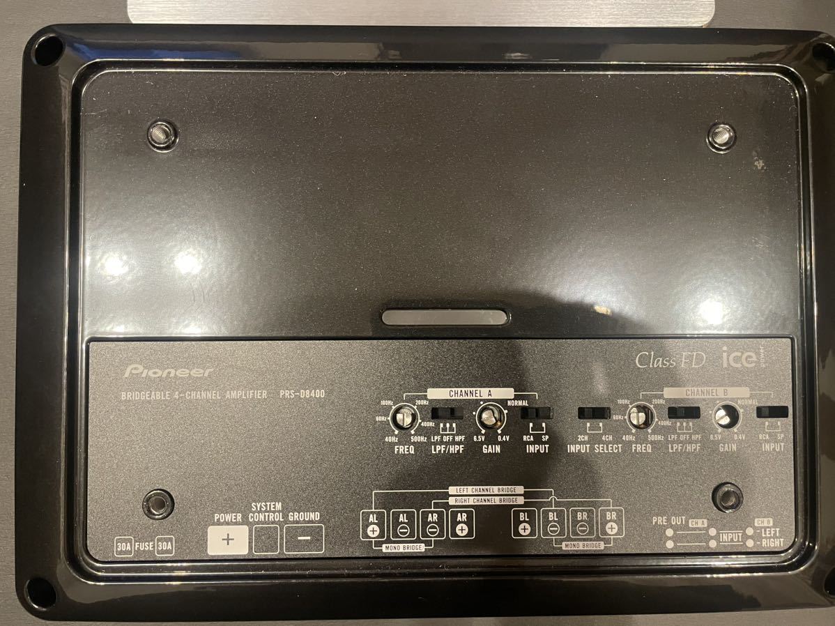 パイオニア カロッツェリア 4チャンネルアンプ PRS-D8400｜Yahoo