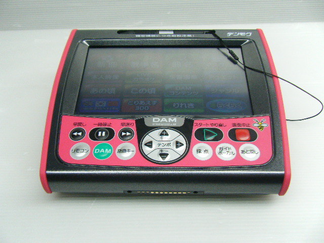 ○ 第一興商 DAM PM800ZB デンモク リモコン 動作品 ① ・DAM-PM800ZB