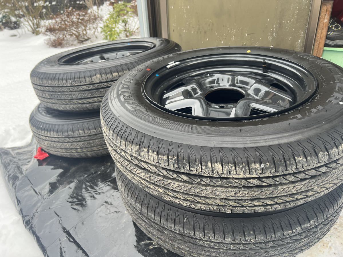 【お得，人気セール】 スズキ ジムニー JB64 純正スチールホイール+タイヤ4本セット 22年製 175/80R16 ２５Km走行(ラジアルタイヤ)｜売買されたオークション情報、yahooの商品情報をアーカイブ公開 - オークファン 5穴