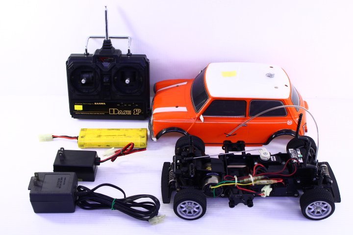 ○MINI COOPER ミニクーパー オレンジ ラジコン SANWA サンワ DASH SP