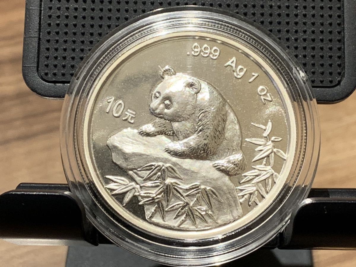 貨幣 113.【銀貨保証】 パンダ銀貨 1994年 中華人民共和国 1オンス 約