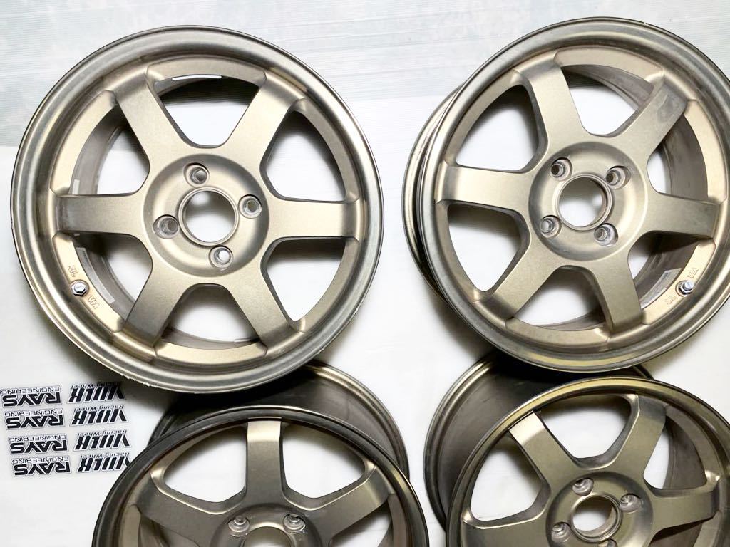RAYS VOLK RACING TE37 鍛造 15インチ 6.5J +39 PCD 100 4H RAYS VOLK RACING TE37 鍛造 15インチ 6.5J +39 PCD 100 4H