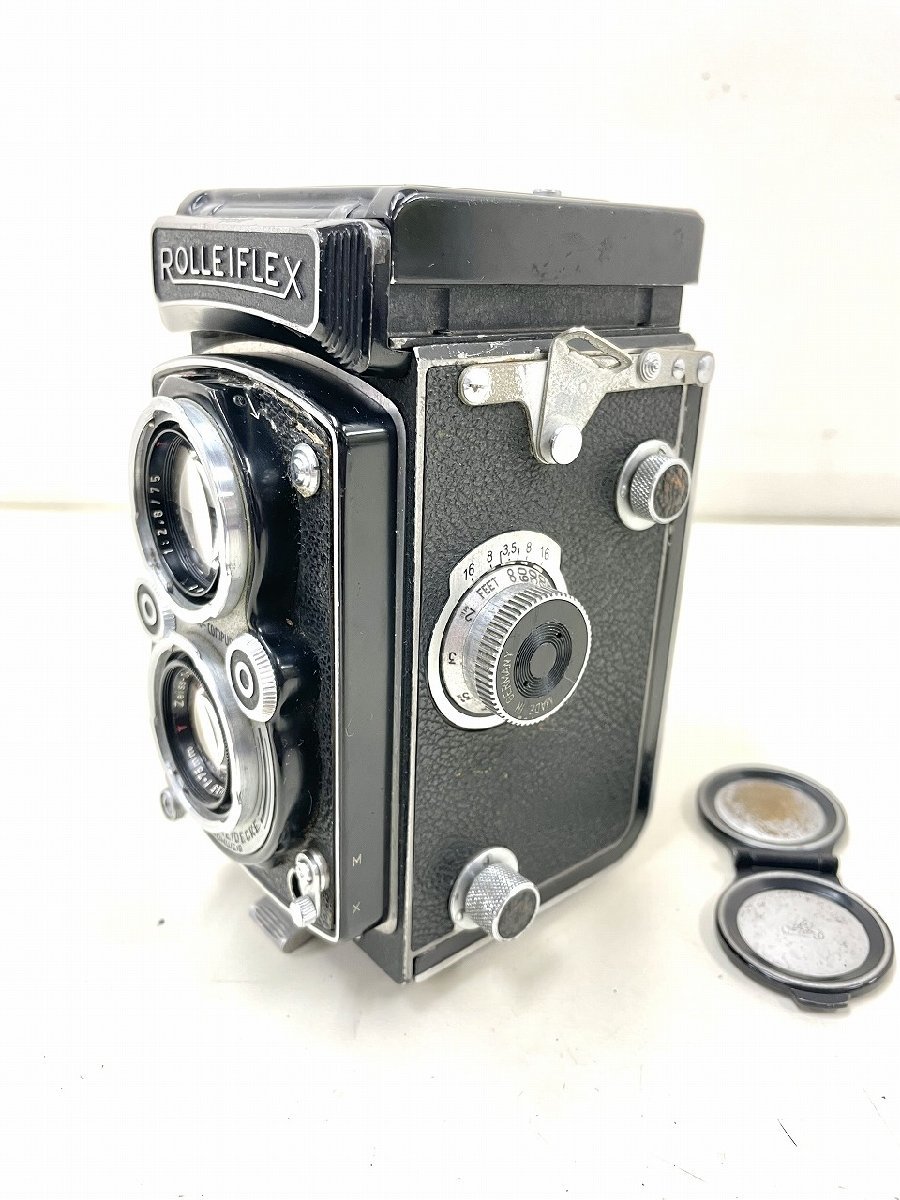 ジャンク Rolleiflex ローライフレックス 二眼レフカメラ Tessar 1:3.5