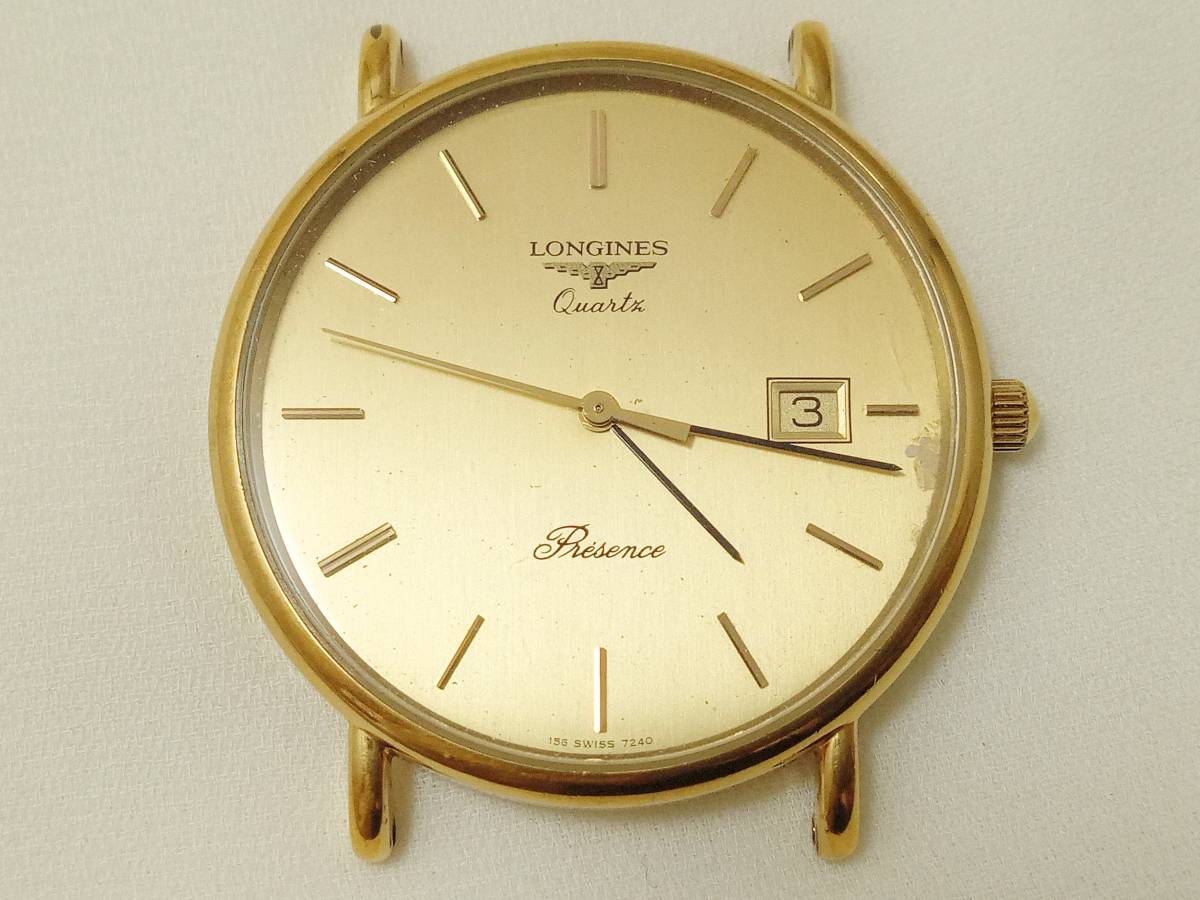 ジャンク 【1円出品】【ジャンク出品】LONGINES ロンジン PRESENCE 