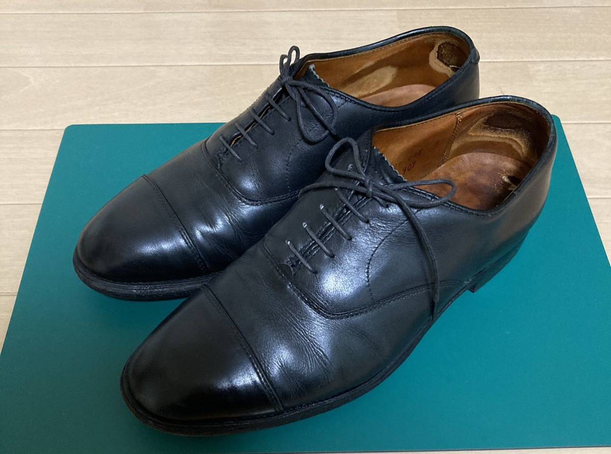 オールデン 907 US7 Alden ストレートチップ カーフ ダメージ有 レザー