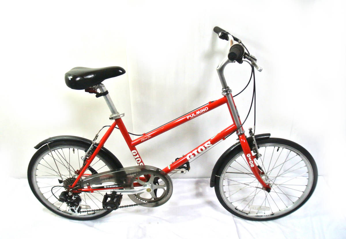 ☆【GIOS】 ※ PULMINO ミニベロ 小径車 20インチ SHIMANO 7速 赤色 02